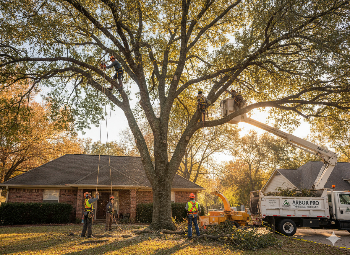 Professional tree trimming service